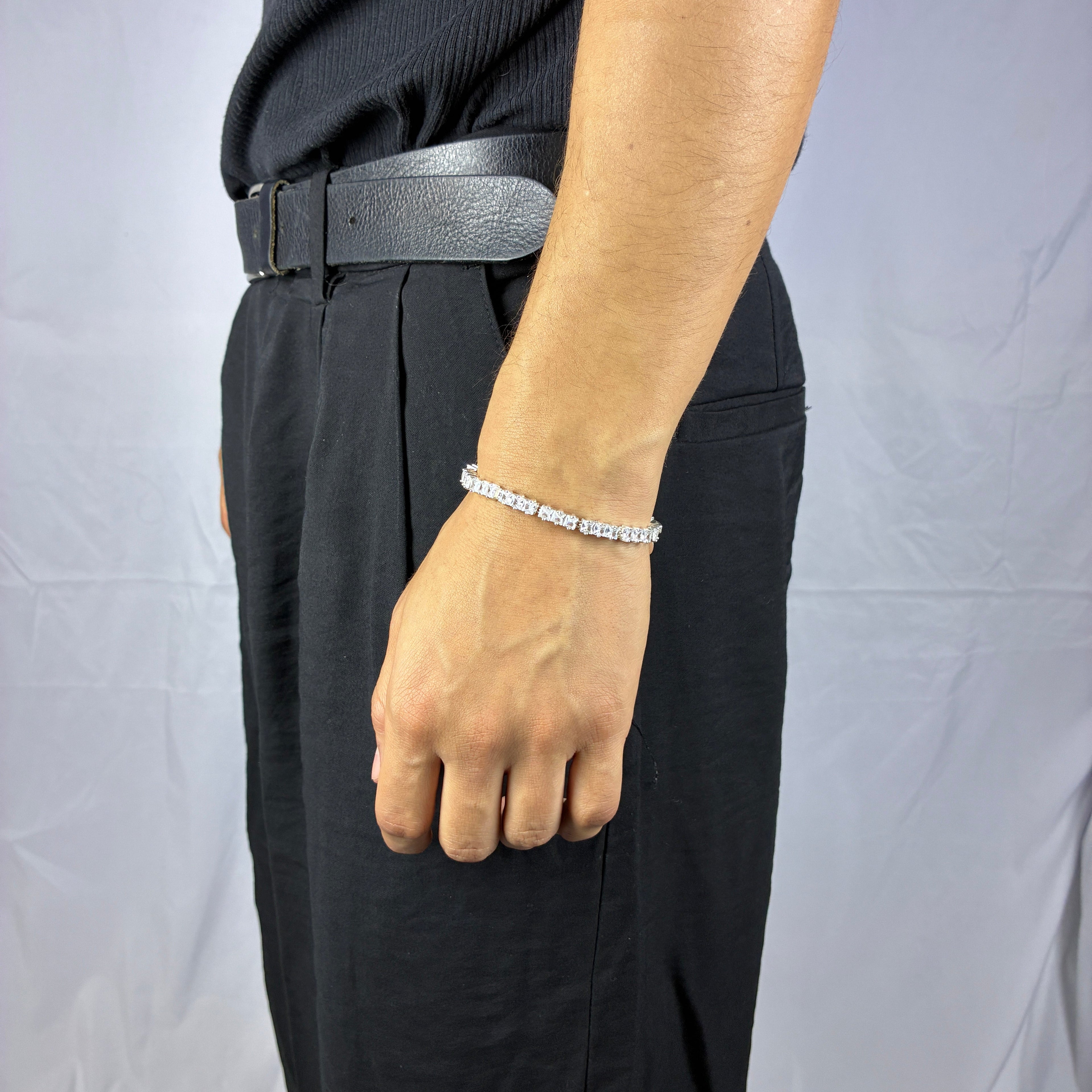 Pulsera Tennis Cuadrada - 5MM