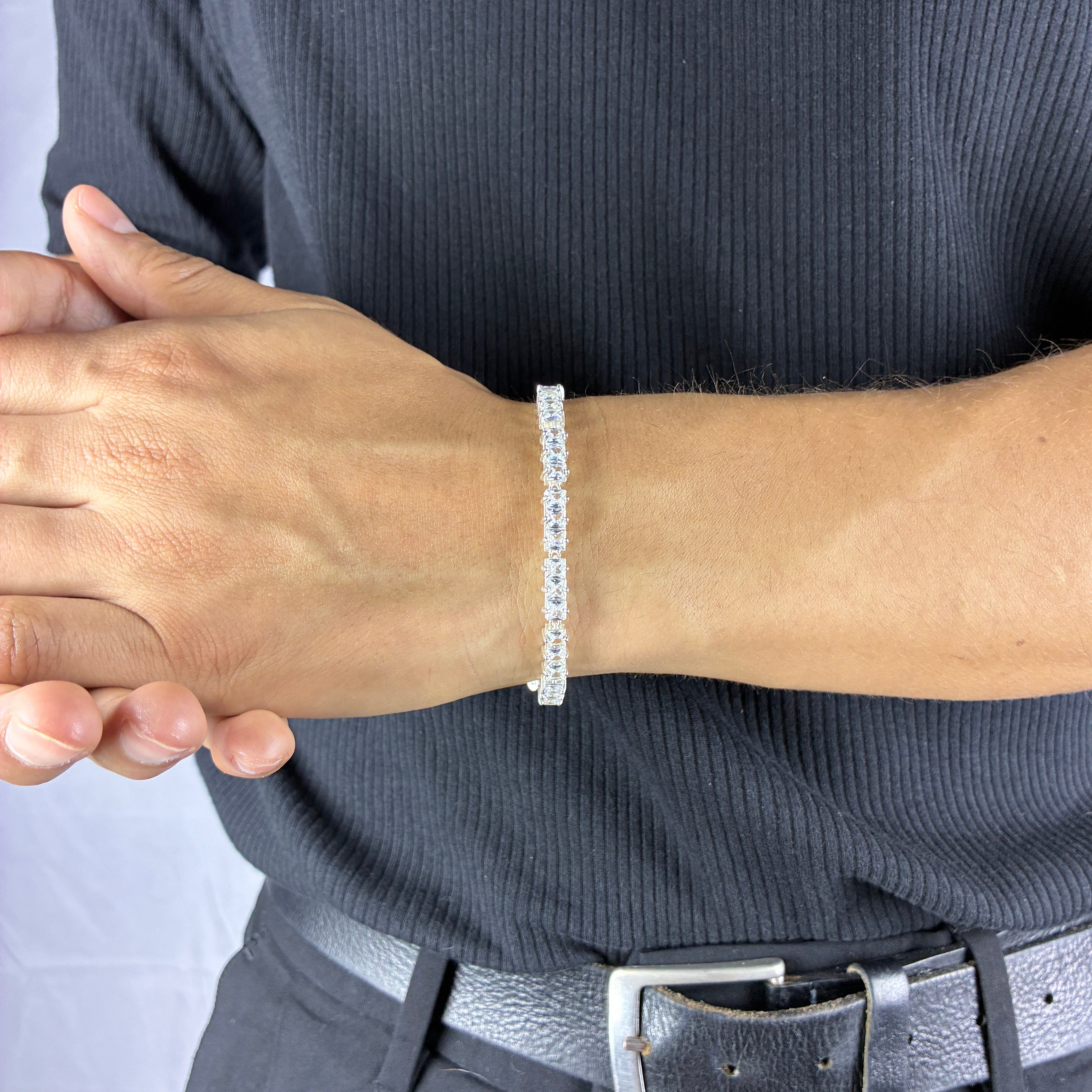 Pulsera Tennis Cuadrada - 5MM