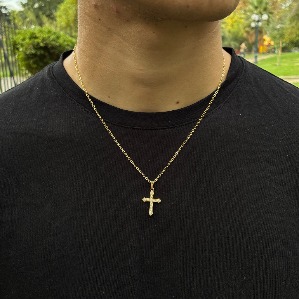 Collar Cruz Tennis Gold