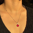Collar Lucky Clover - Rojo