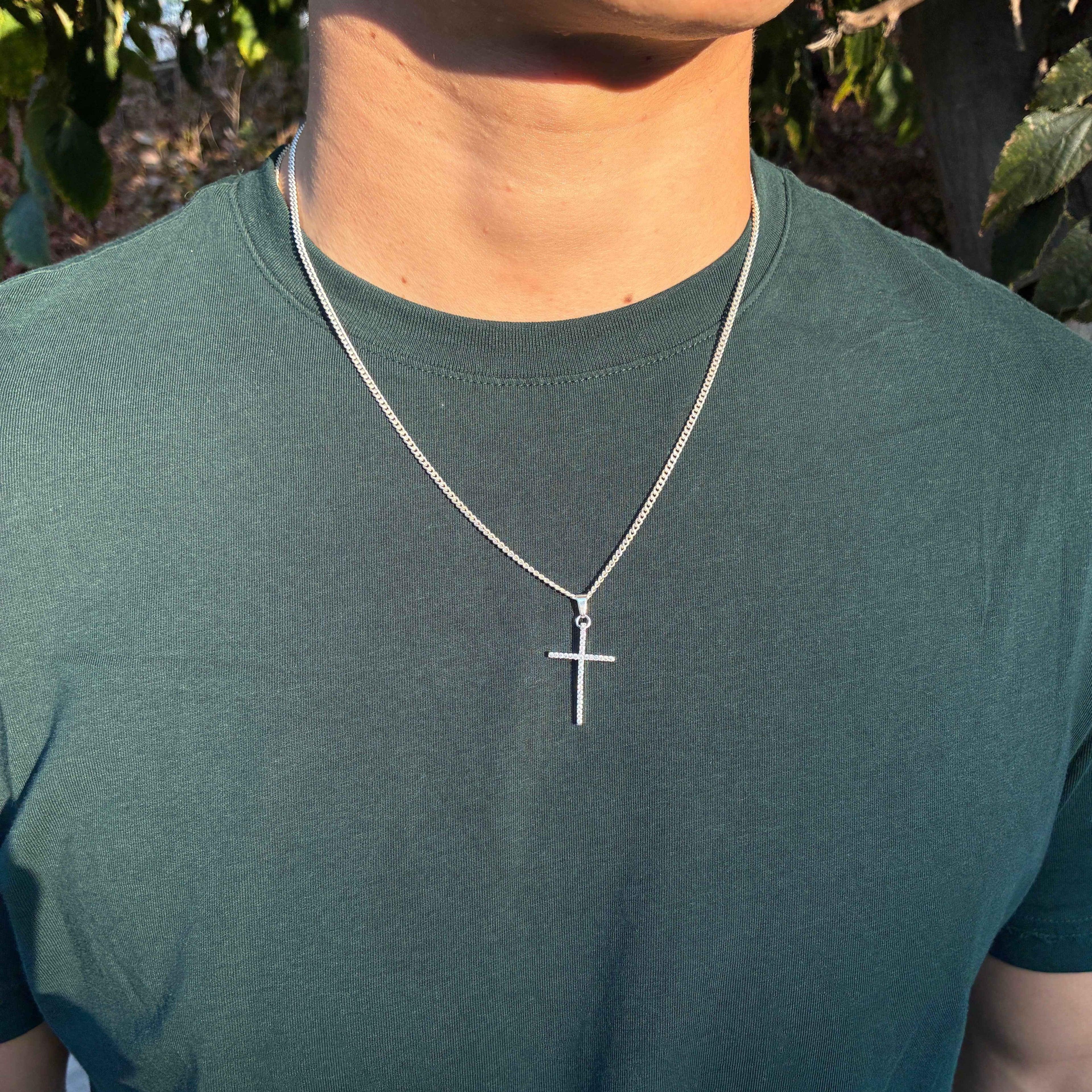 Collar Cruz Tennis Silver