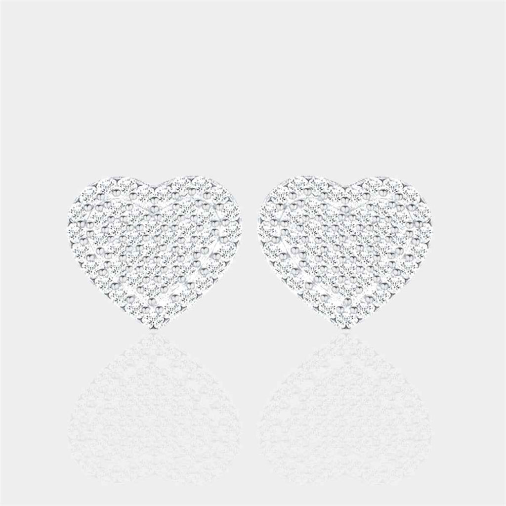 Par Pendientes Corazón - 9MM