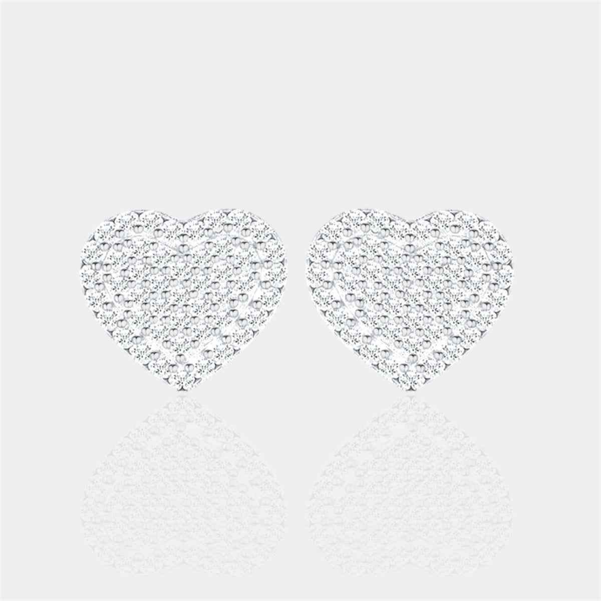 Par Pendientes Corazón - 9MM