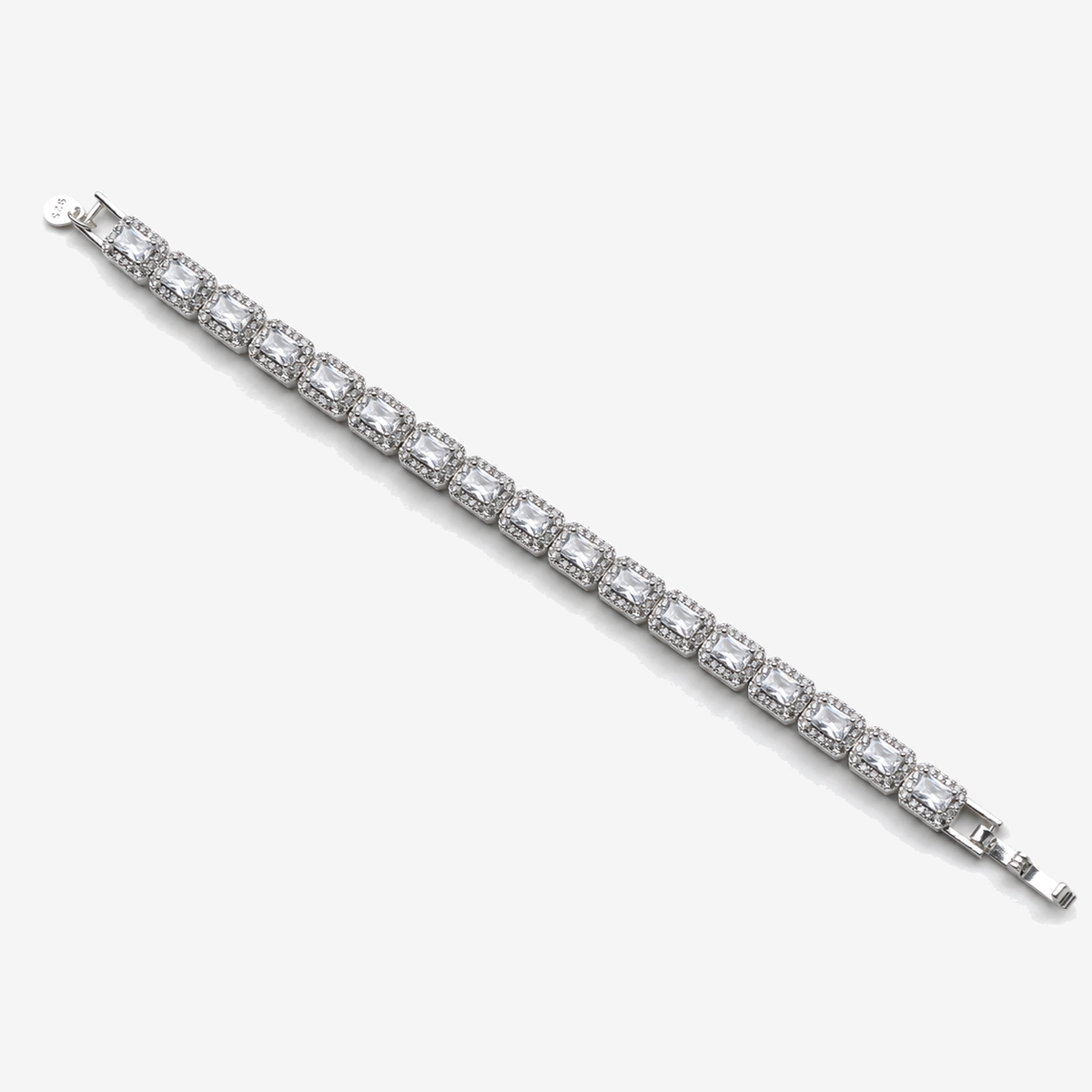 Pulsera Tennis Luxe Rectangular