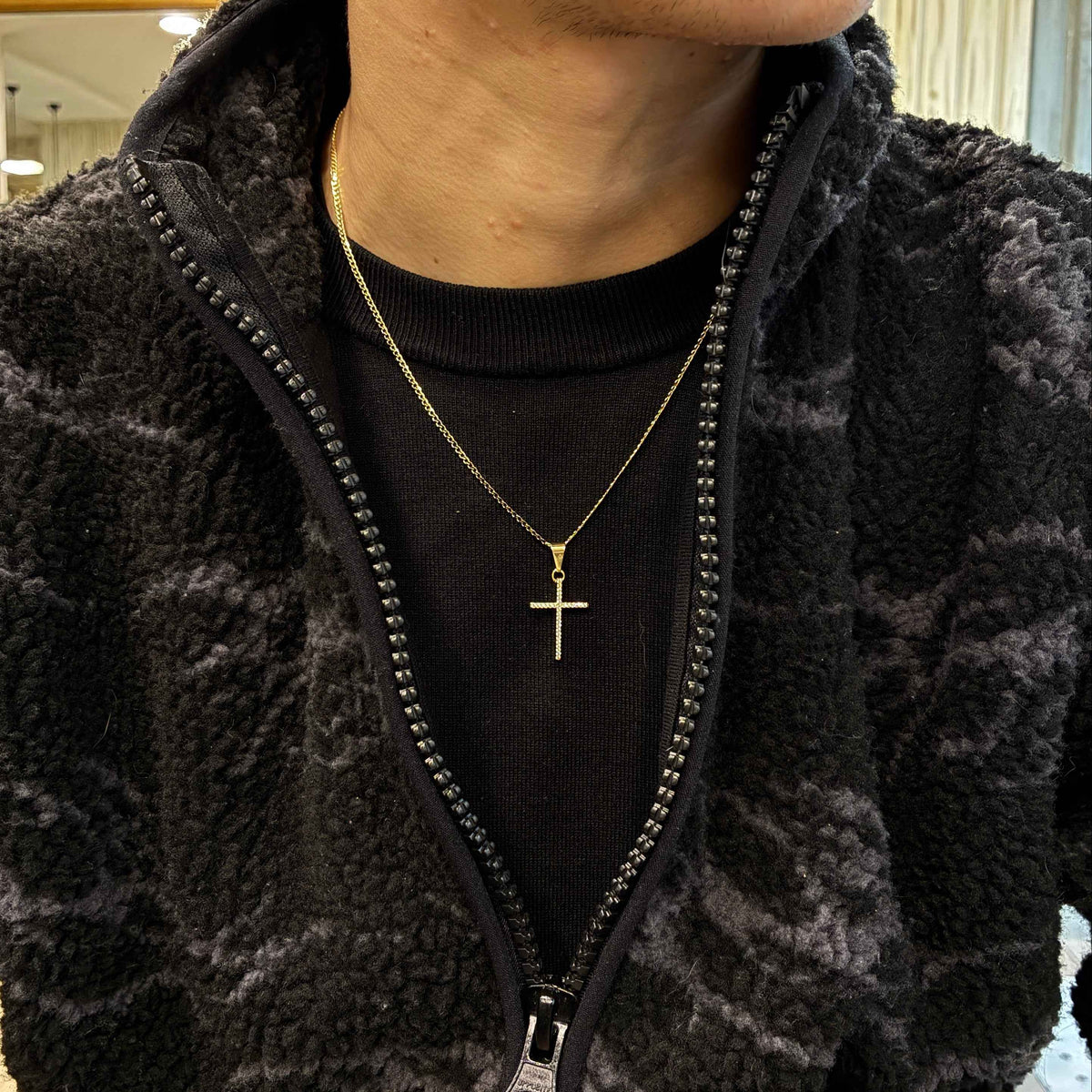 Collar Cruz Tennis Gold