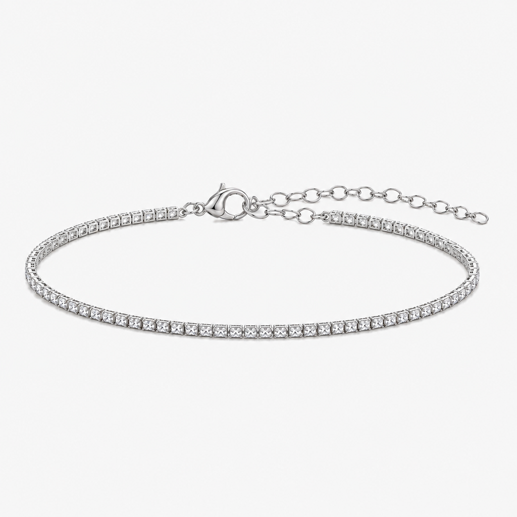 Pulsera Tennis Cuadrada 1MM