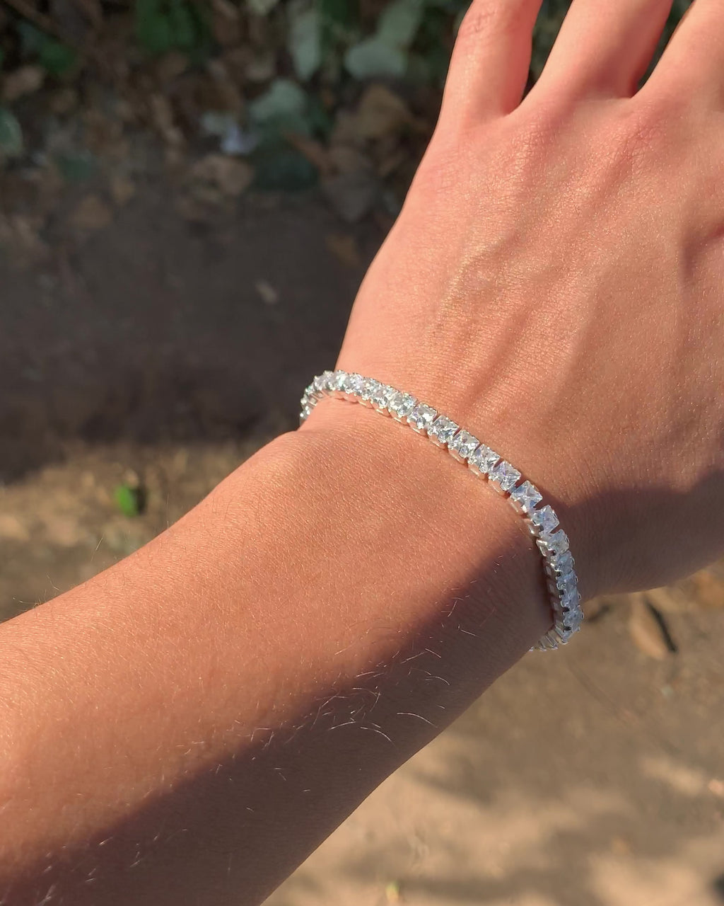Pulsera Tennis Cuadrada - 5MM