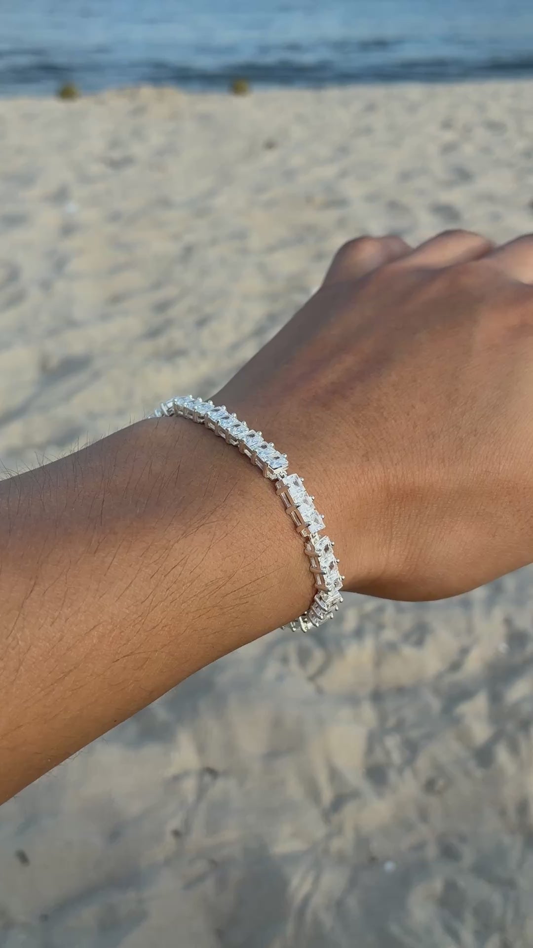 Pulsera Tennis Cuadrada - 5MM