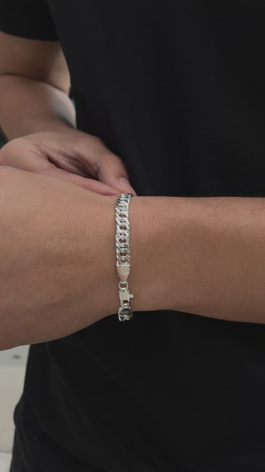 Pulsera Cubana Doble - 6MM