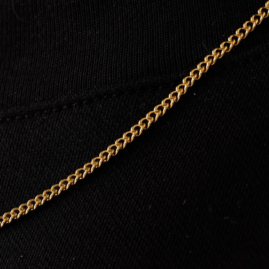 Cadena Cubana Gold 3MM